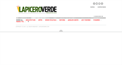 Desktop Screenshot of lapiceroverde.com