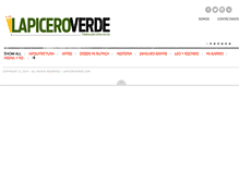 Tablet Screenshot of lapiceroverde.com